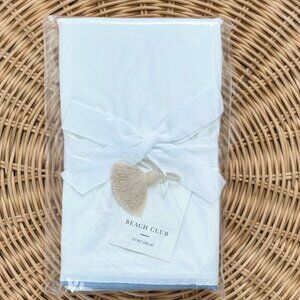 NEW Serena & Lily Beach Club Percale Euro Pillow Sham-Coastal Blue